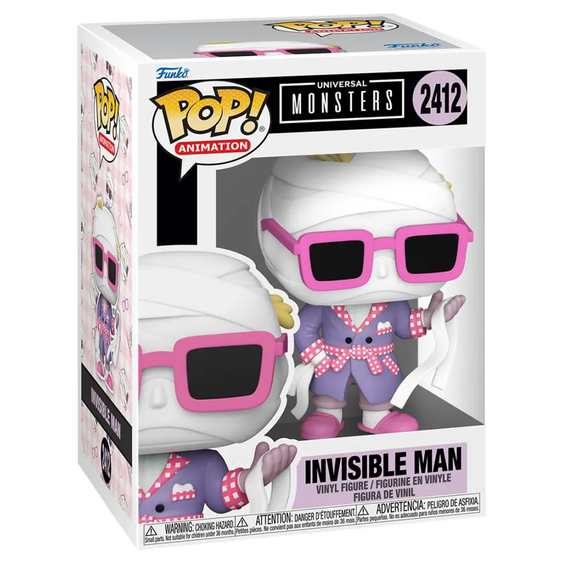 Фигурка Funko POP! Movies Universal Monsters S6 Invisible Man (2412) 92883