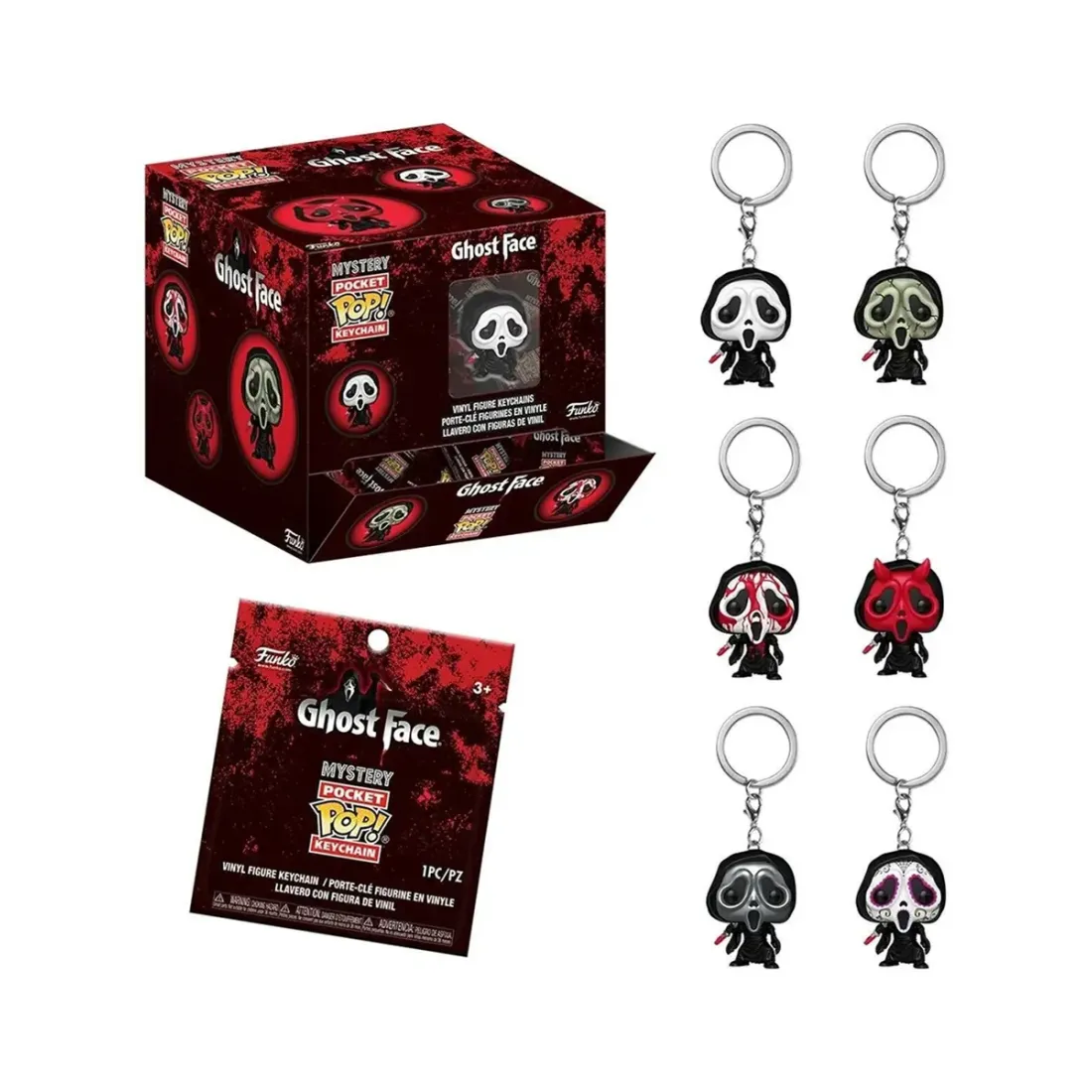 Брелок Funko Pocket POP! Ghost Face 1 штука в ассортименте (из 6) 92887