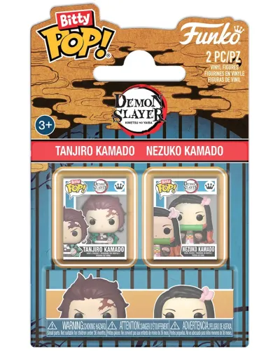 Набор Funko Bitty POP! Demon Slayer Tanjiro Kamado & Nezuko Kamado 2шт 93996
