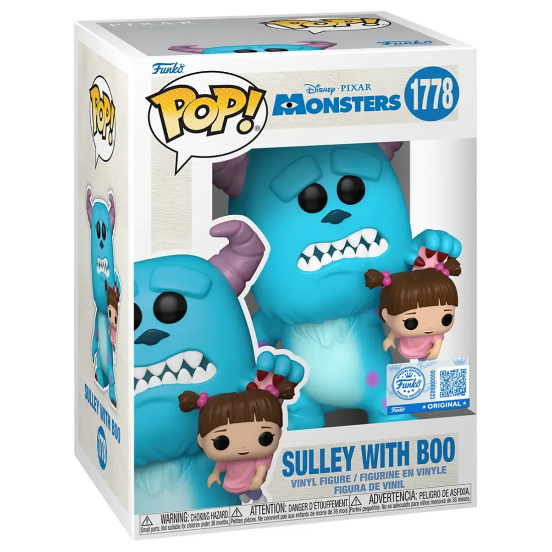 Фигурка Funko POP! Disney Monsters Inc Sulley with Boo (Exc) (1778) 94127