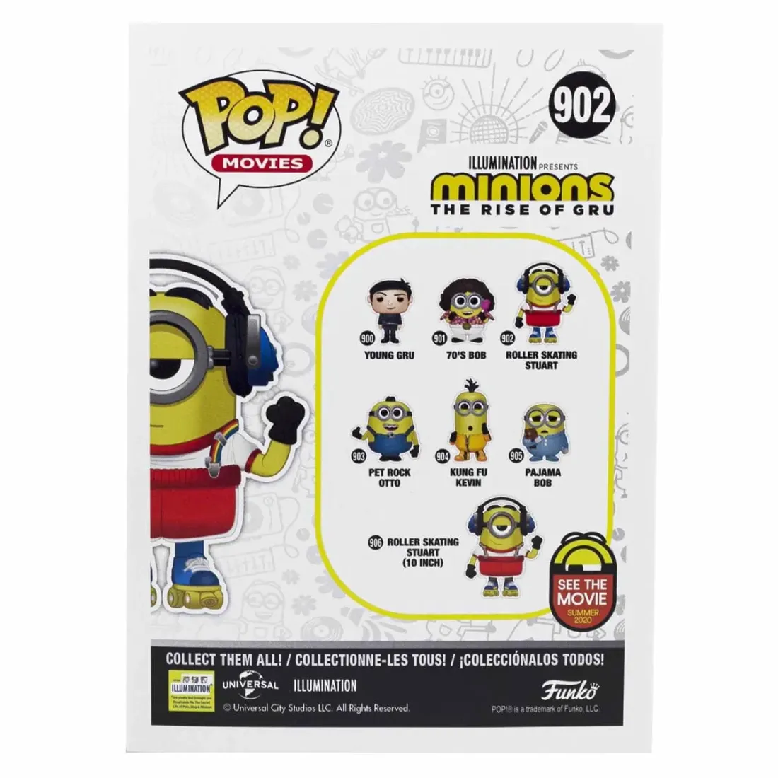 Фигурка Funko POP! Movies Minions 2 Roller Skating Stuart (902) 47802