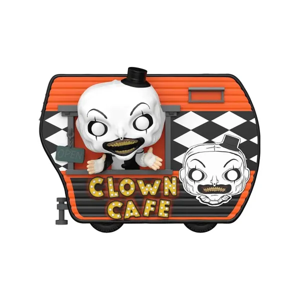 Фигурка Funko POP! Rides Terrifier 2 Art With Clown Cafe (149) 93401