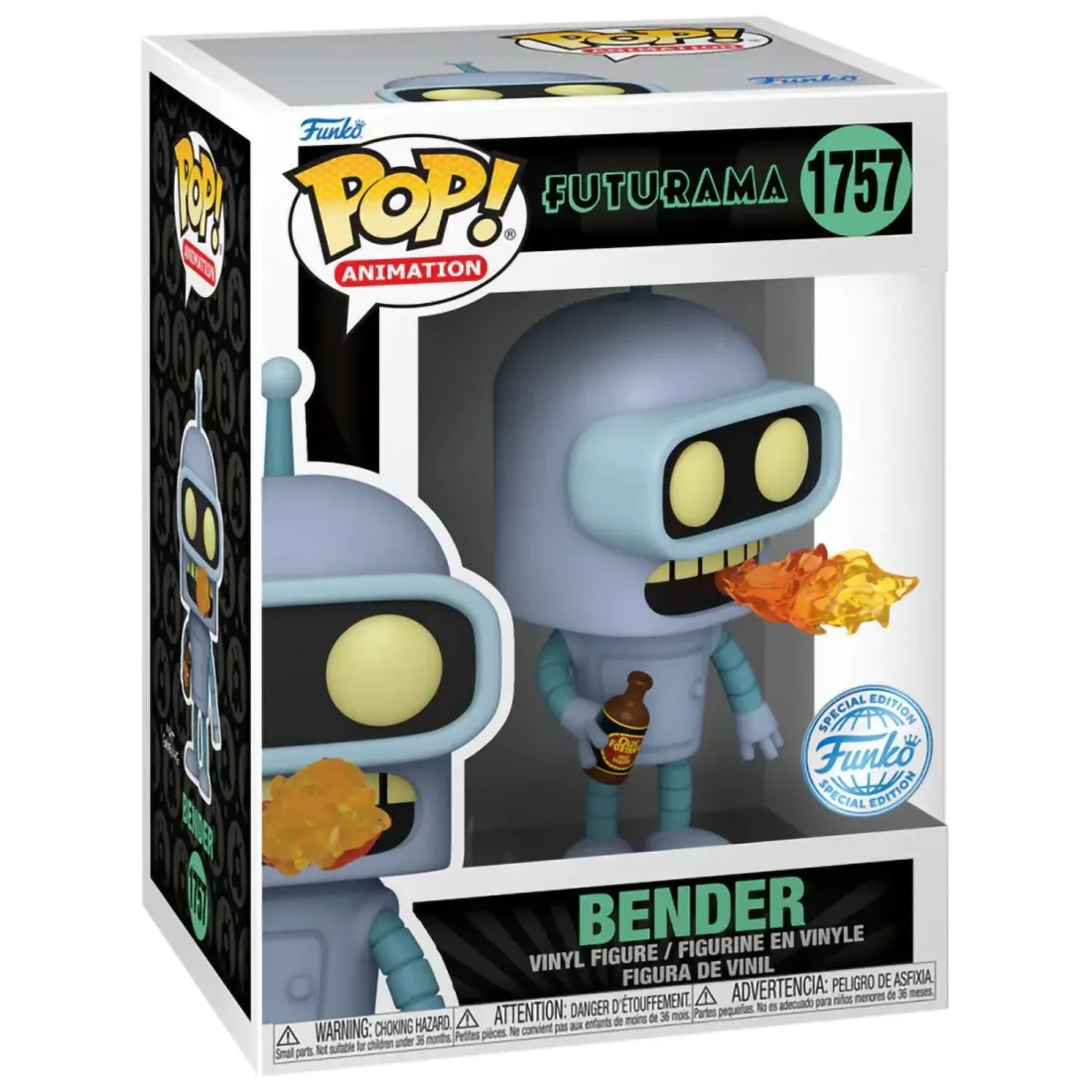 Фигурка Funko POP! Animation Futurama S4 Bender w/(GW) Chase SS (1757) 81941