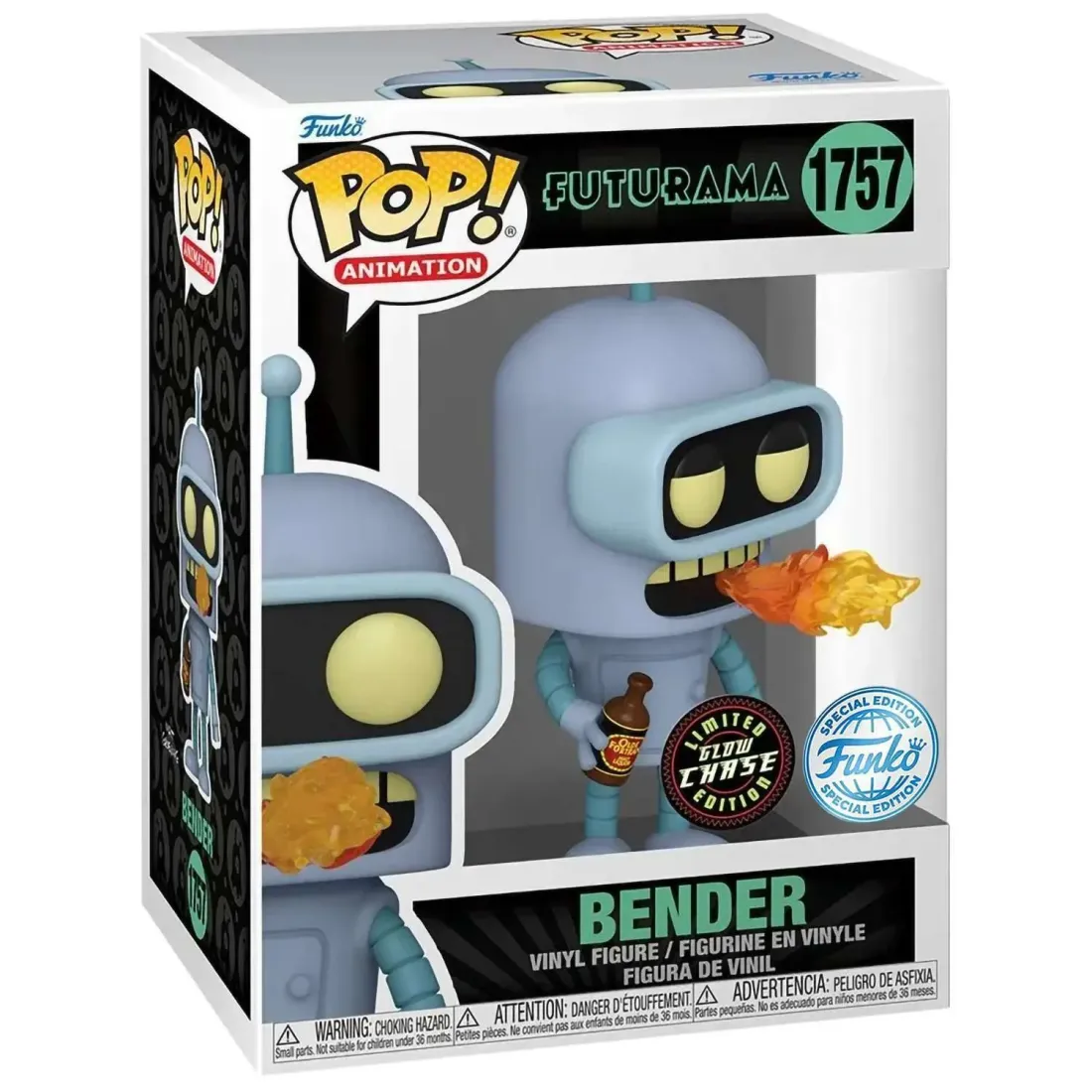 Фигурка Funko POP! Animation Futurama S4 Bender w/(GW) Chase SS (1757) 81941