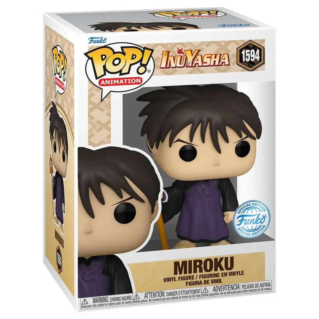 Фигурка Funko POP! Animation InuYasha Miroku (Exc) (1594) 77401