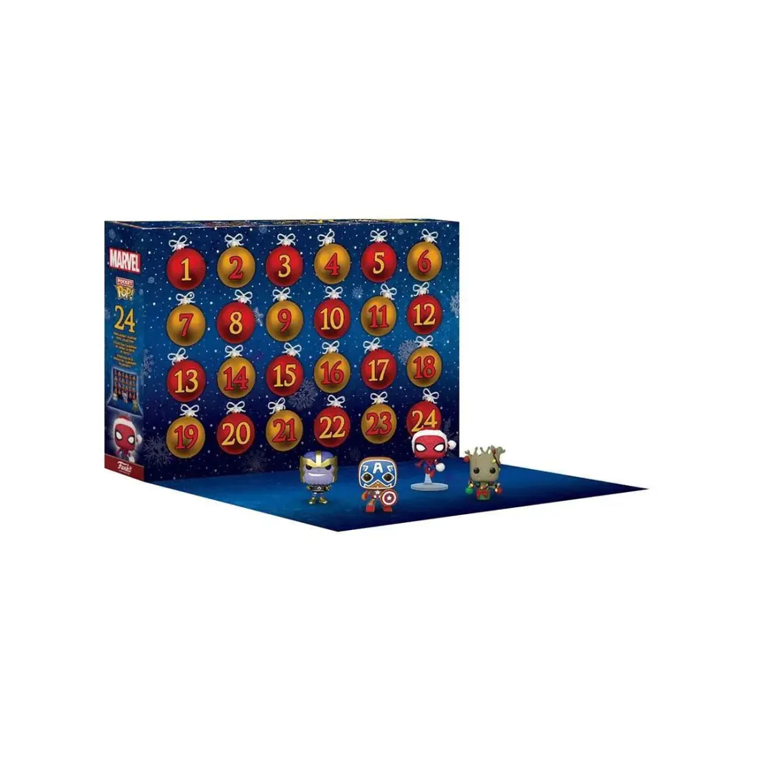Набор подарочный Funko Advent Calendar Marvel Holiday 2022 (Pkt POP) 24 фигурки 62093