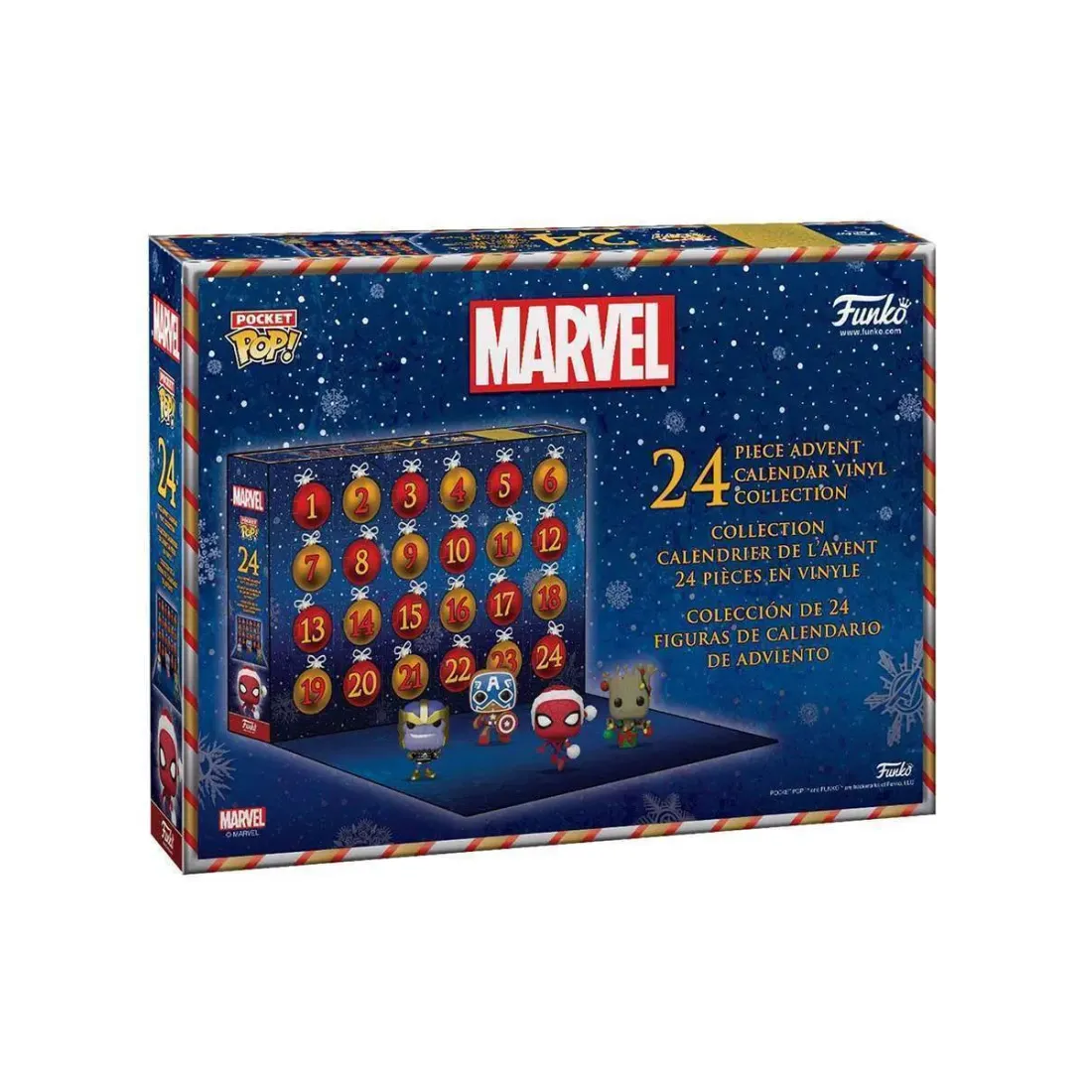 Набор подарочный Funko Advent Calendar Marvel Holiday 2022 (Pkt POP) 24 фигурки 62093