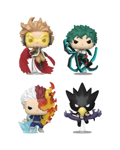 Фигурка Funko POP! Animation My Hero Academia Hawks/Izuku/Shoto/Fumikage (FL) (Exc) 4PK 78045