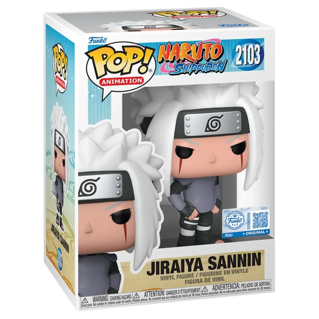 Фигурка Funko POP! Animation Naruto Shippuden Jiraiya Sannin (Exc) (2103) 88256