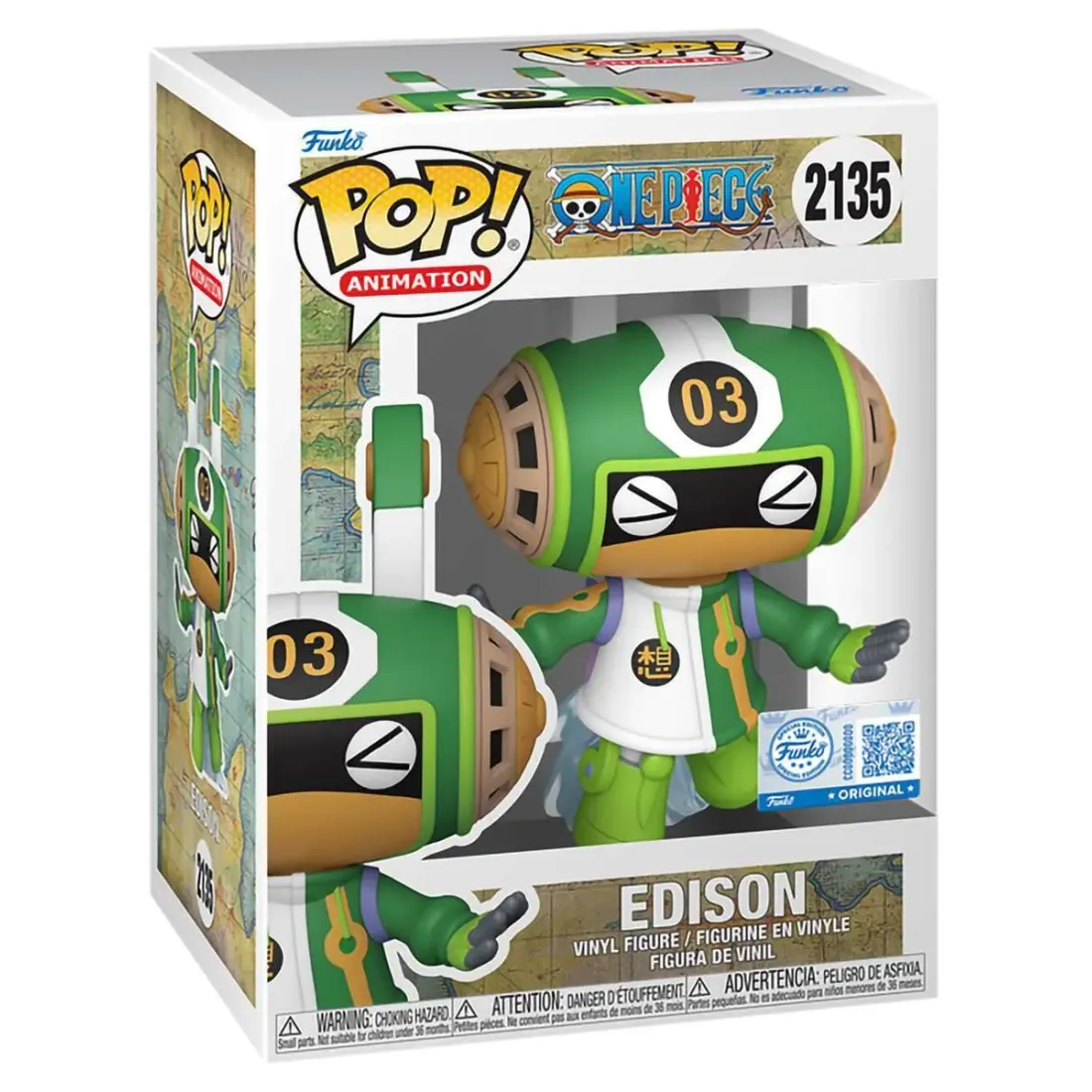 Фигурка Funko POP! Animation One Piece Edison (Exc) (2135) 88532