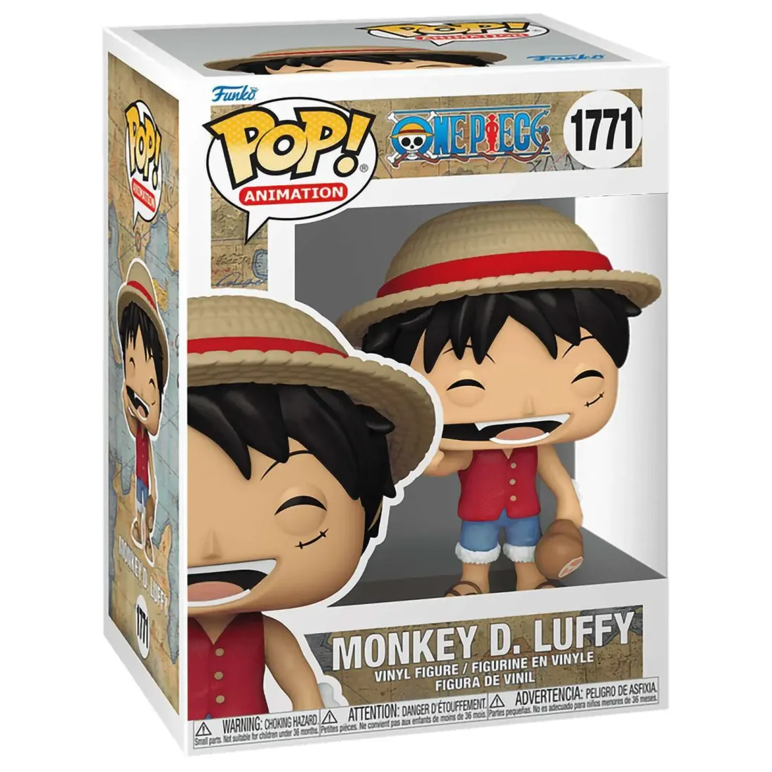 Фигурка Funko POP! Animation One Piece Monkey D. Luffy with Meat (1771) 80365