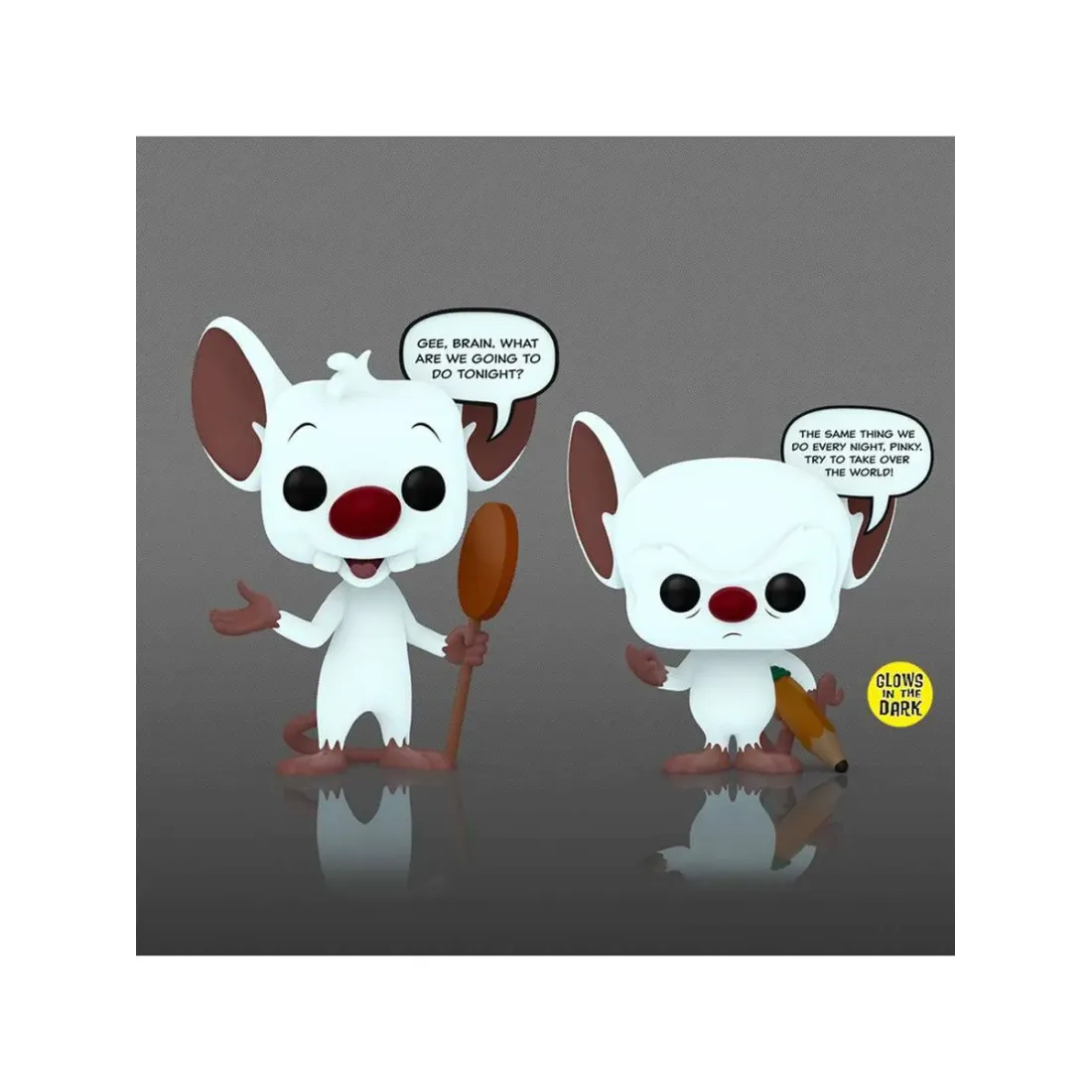 Фигурка Funko POP! Animation Pinky & The Brain Pinky & The Brain (GW) (Exc) 2PK 88401