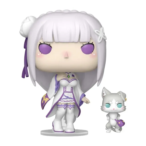 Фигурка Funko POP! Animation Re:Zero Emilia w/Puck (2112) 86515