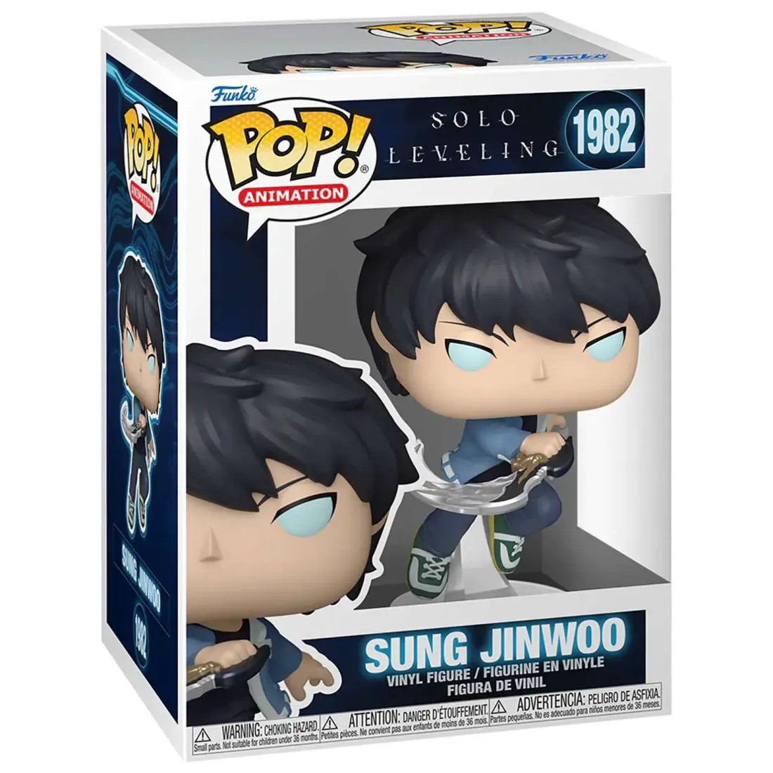 Фигурка Funko POP! Animation Solo Leveling Sung Jinwoo w/(GW) Chase (1982) 86843