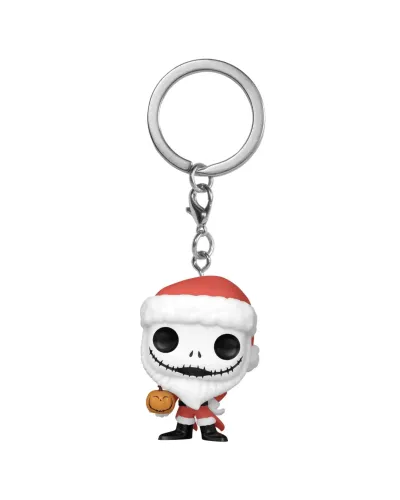 Брелок Funko Pocket POP! Disney TNBC Santa Jack w/Jackolantern 82822