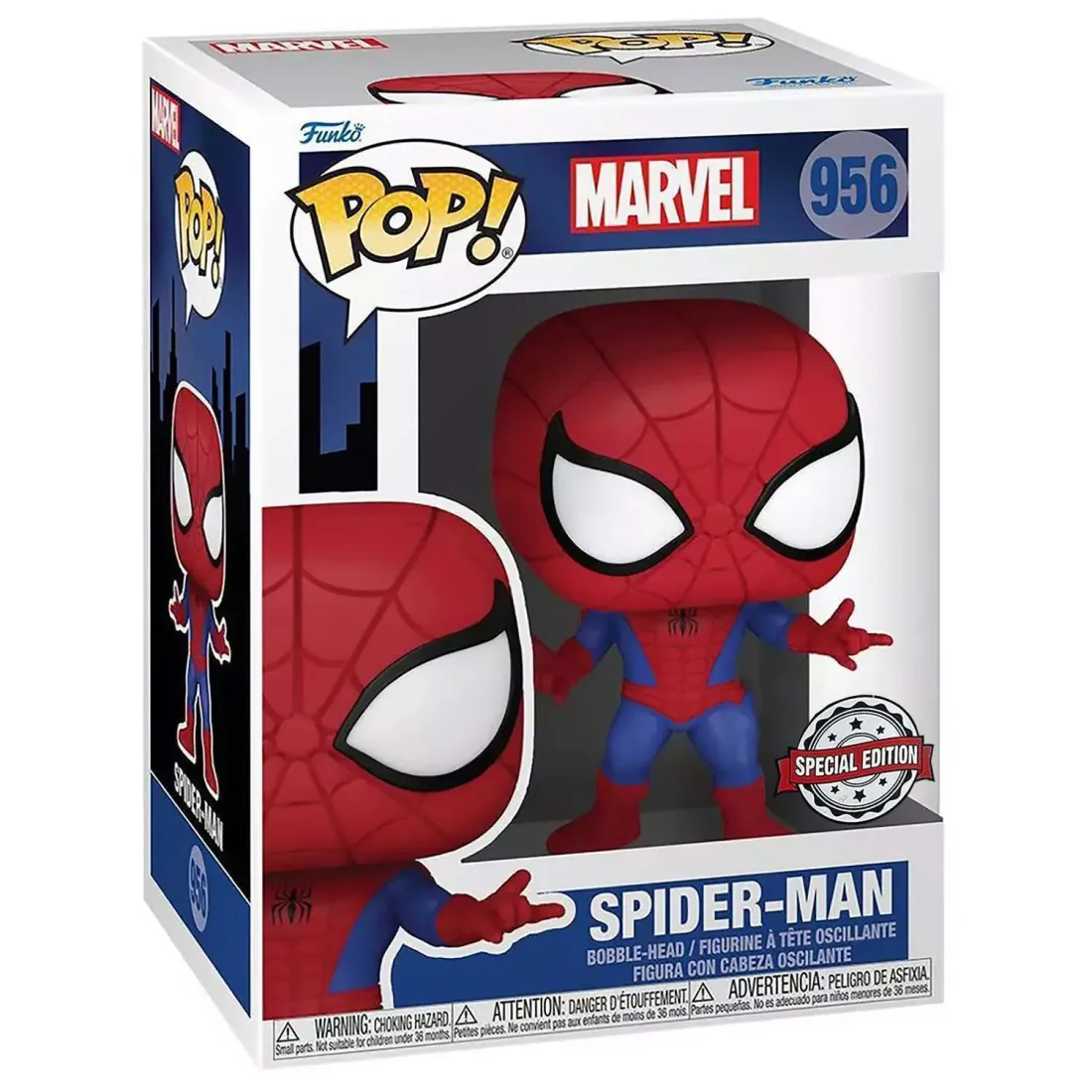 Фигурка Funko POP! Bobble Marvel Animated Spider-Man Spider-Man (Exc) (956) 58871