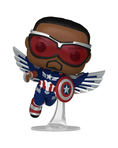 Фигурка Funko POP! Bobble Marvel Captain America BNW Captain America (Exc) (1381) 77597