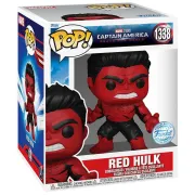 Фигурка Funko POP! Bobble Marvel Captain America BNW Red Hulk (Retro Comic Deco) (Exc) (1338) 77489