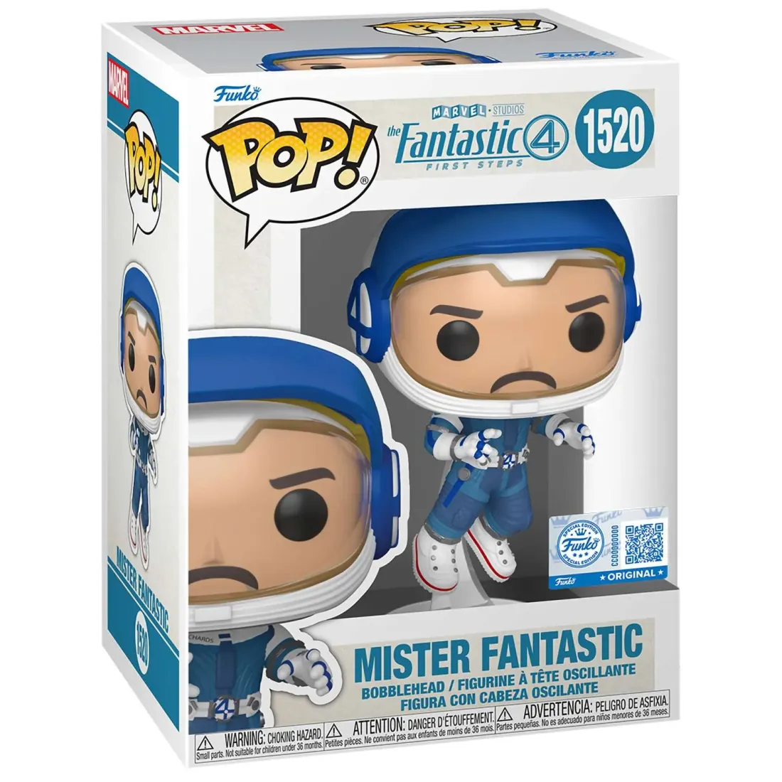 Фигурка Funko POP! Bobble Marvel Fantastic Four FF Mister Fantastic (Exc) (1520) 85357