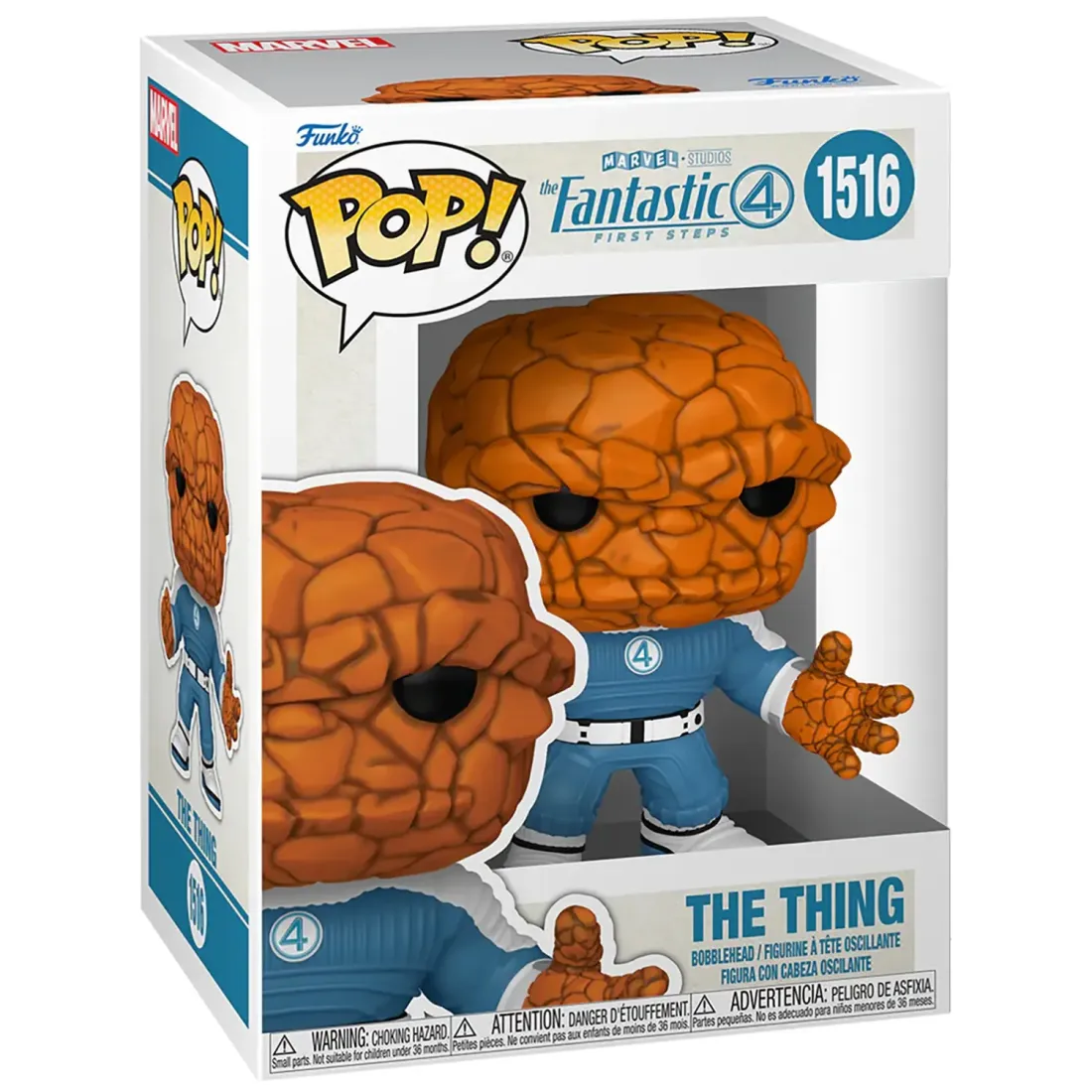 Фигурка Funko POP! Bobble Marvel Fantastic Four FF The Thing (1516) 83585