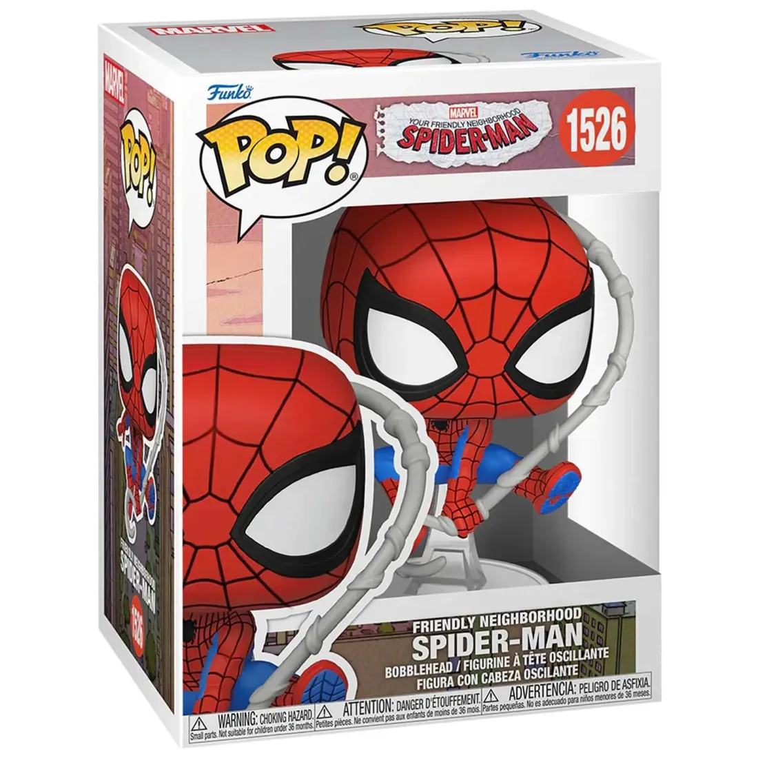 Фигурка Funko POP! Bobble Marvel FNSM Friendly Neighborhood Spider-Man (1526) 75870