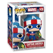 Фигурка Funko POP! Bobble Marvel Holiday S4 Captain America (1438) 80032