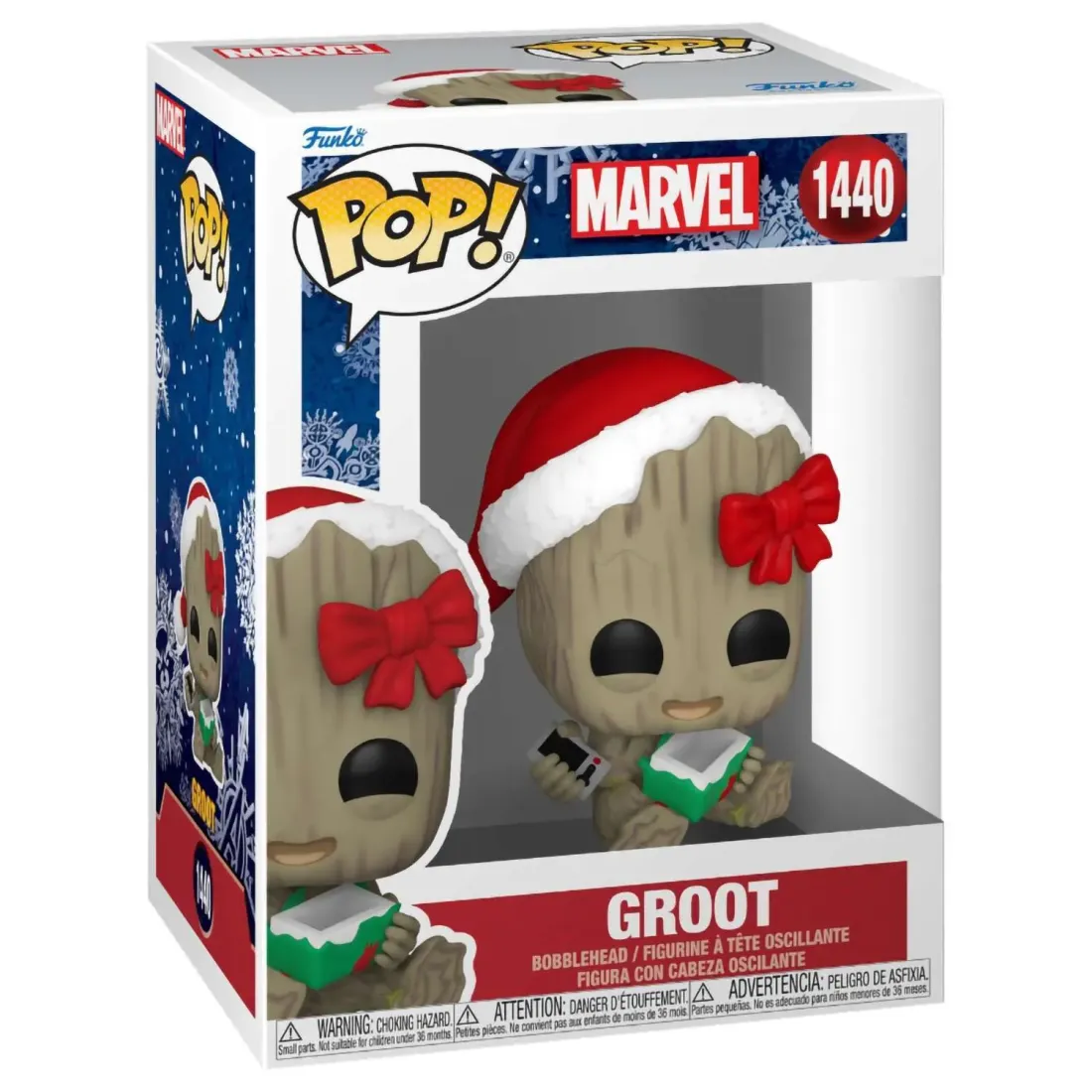 Фигурка Funko POP! Bobble Marvel Holiday S4 Groot (1440) 80033