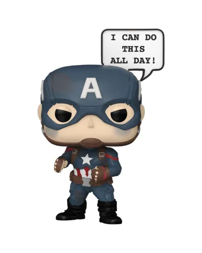 Фигурка Funko POP! Bobble Marvel Infinity Saga Captain America(I can) WonderCon25 (Exc) (1480) 85287
