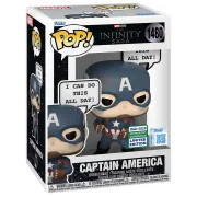 Фигурка Funko POP! Bobble Marvel Infinity Saga Captain America(I can) WonderCon25 (Exc) (1480) 85287