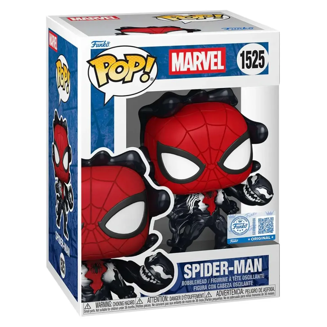 Фигурка Funko POP! Bobble Marvel Spider-Man (Symbiote Bonding) (Exc) (1525) 87250