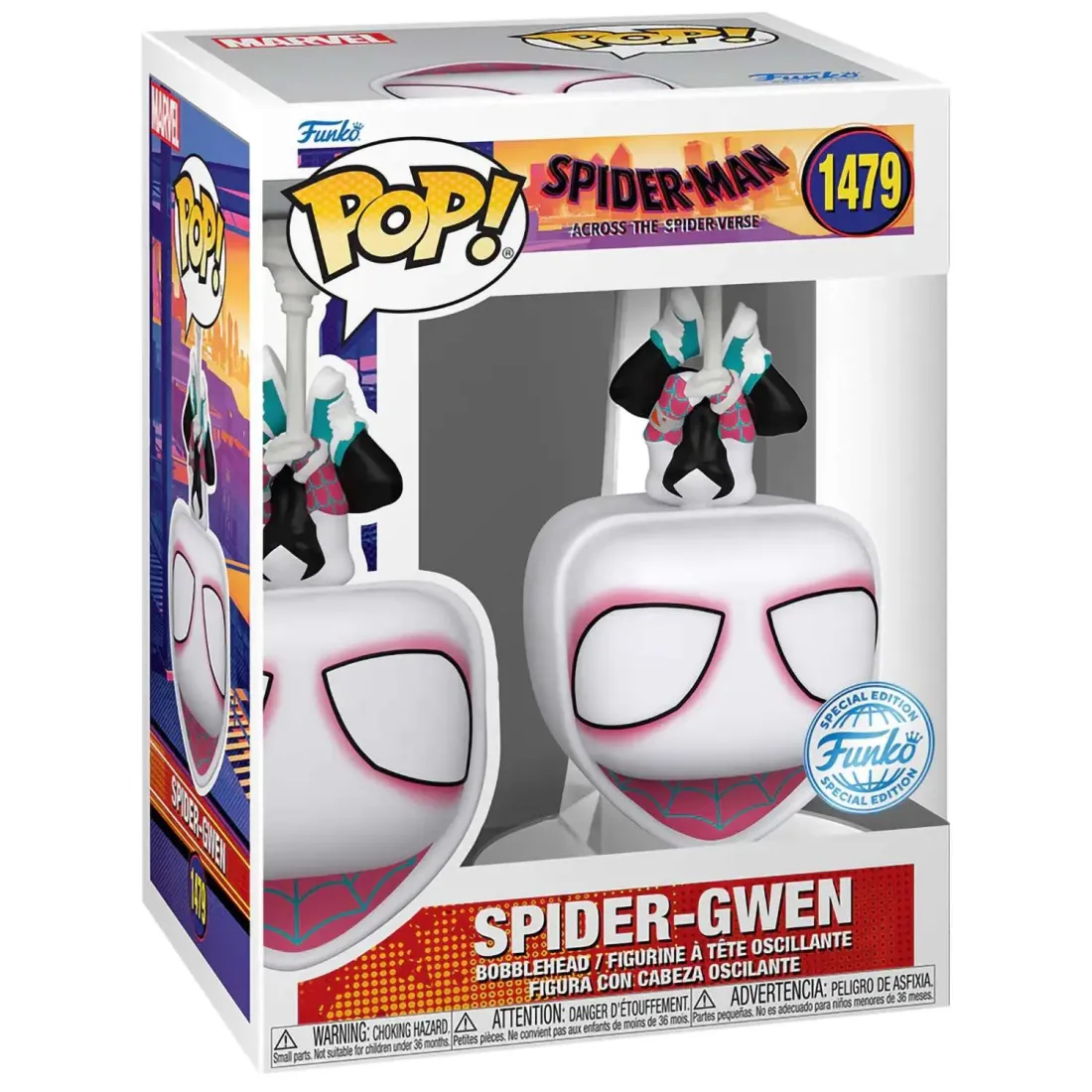 Фигурка Funko POP! Bobble Marvel Spider-Man ATSV Spider-Gwen (Upside Down) (Exc) (1479) 84977