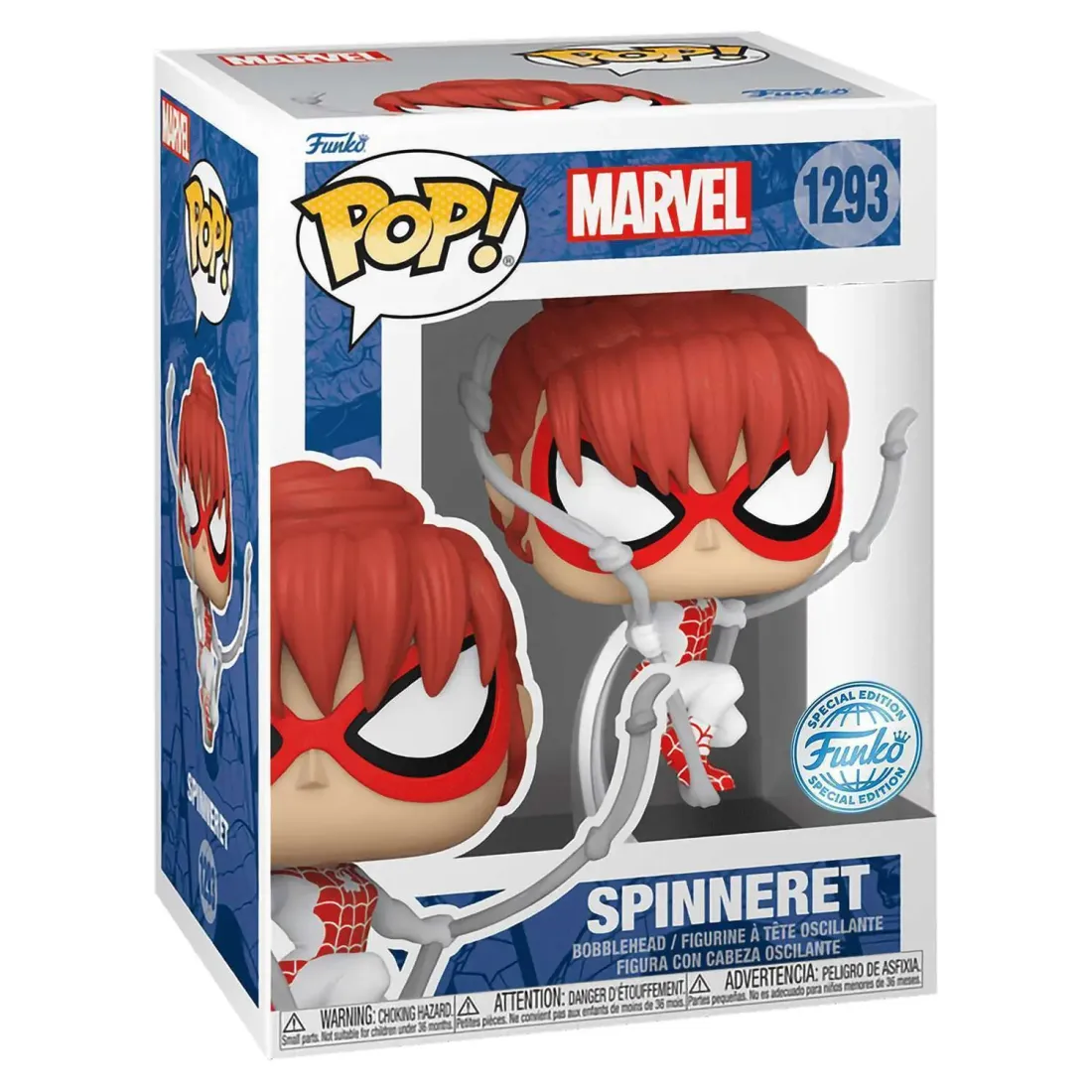 Фигурка Funko POP! Bobble Marvel Spider-Man Spinneret (Exc) (1293) 74527