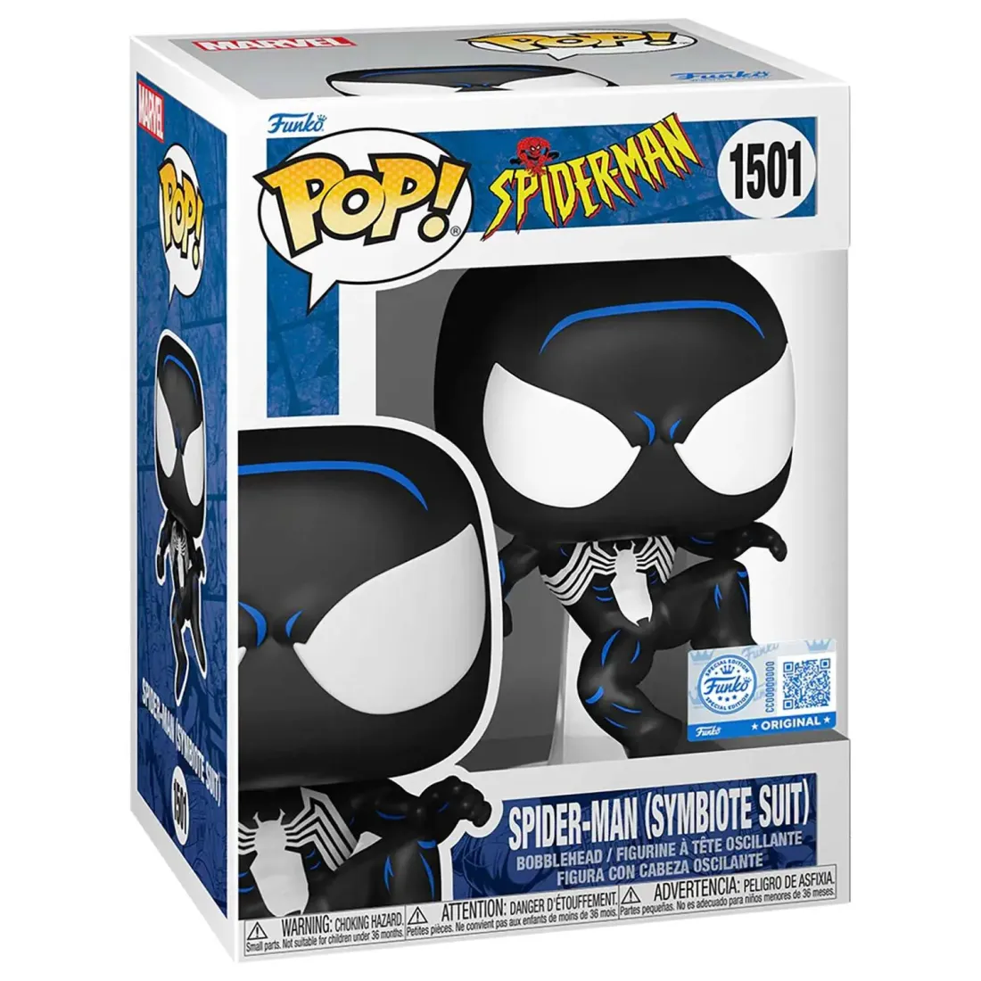 Фигурка Funko POP! Bobble Marvel Spider-Man TV Spider-Man (Symbiote Suit) (Exc) (1501) 85186