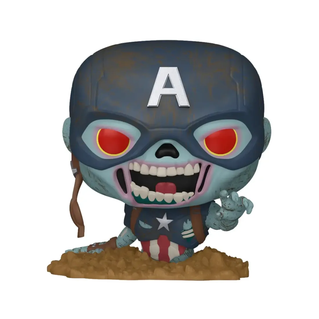 Фигурка Funko POP! Bobble Marvel Zombies Zombie Captain America (1554) 86650
