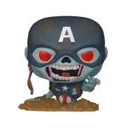Фигурка Funko POP! Bobble Marvel Zombies Zombie Captain America (1554) 86650