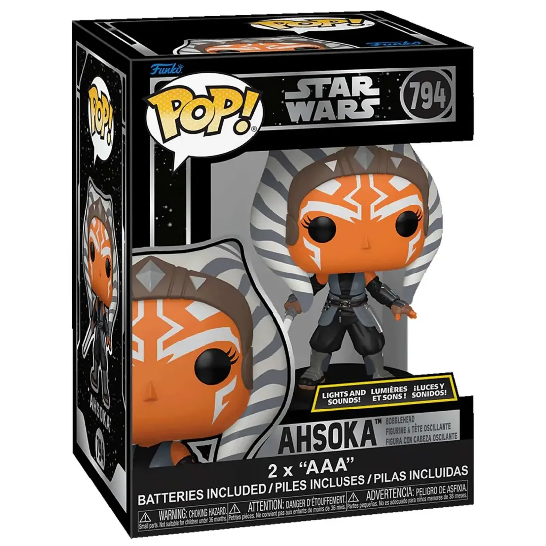 Фигурка Funko POP! Bobble Star Wars Ahsoka (Lights & Sounds) (794) 86453
