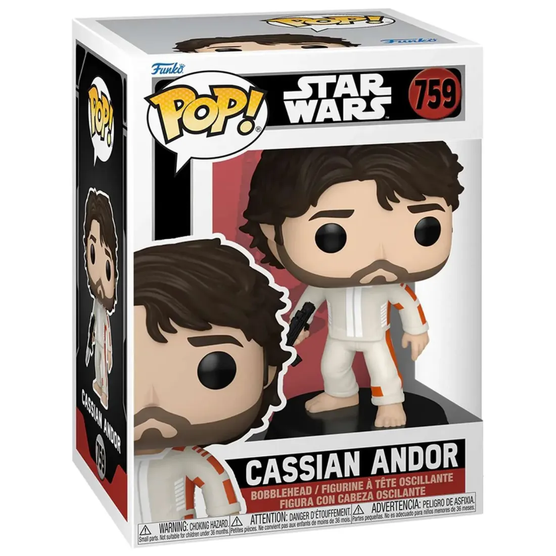 Фигурка Funko POP! Bobble Star Wars Andor S2 Cassian Andor (759) 83768