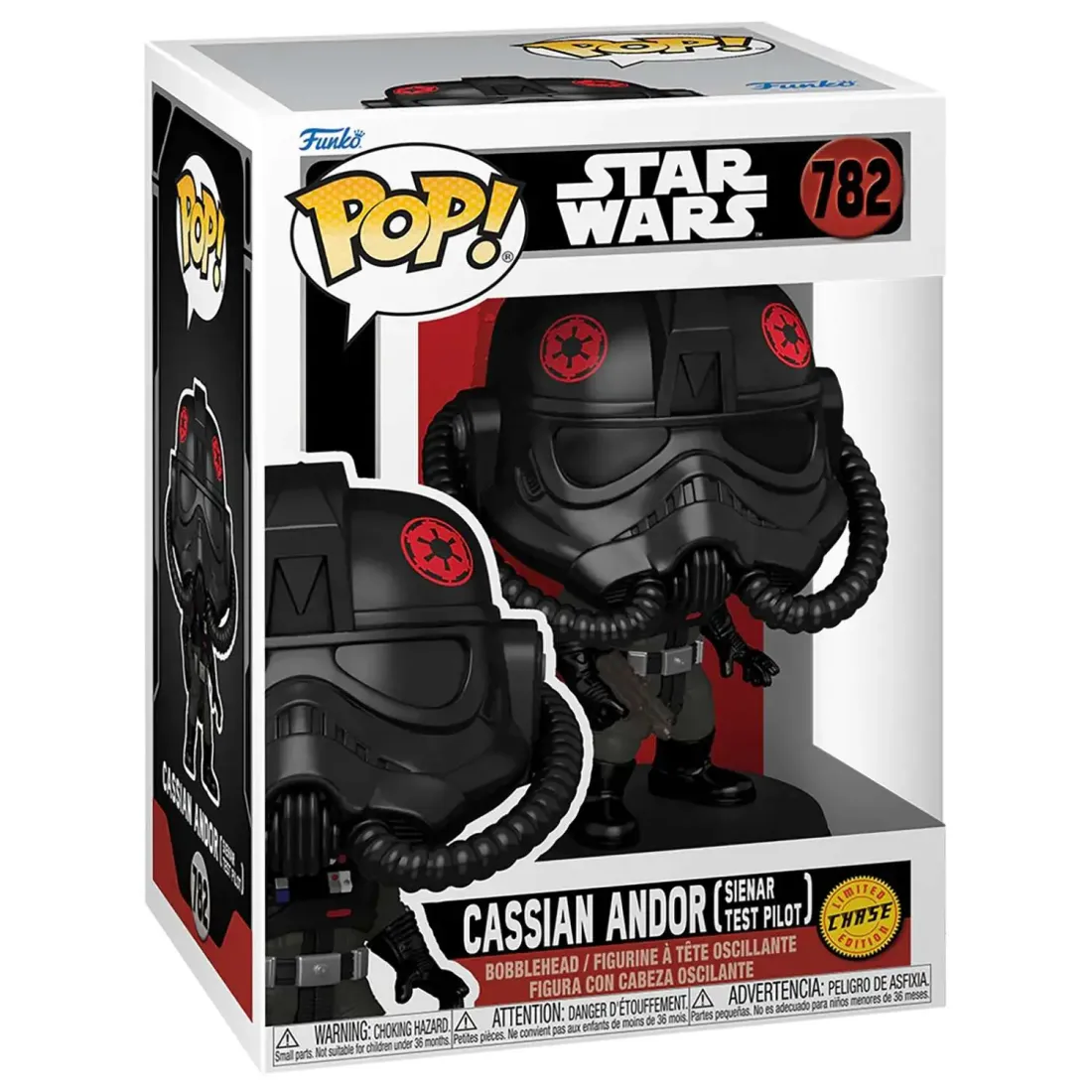 Фигурка Funko POP! Bobble Star Wars Andor S3 Cassian Andor (Sienar Test Pilot) w/Chase (782) 80164