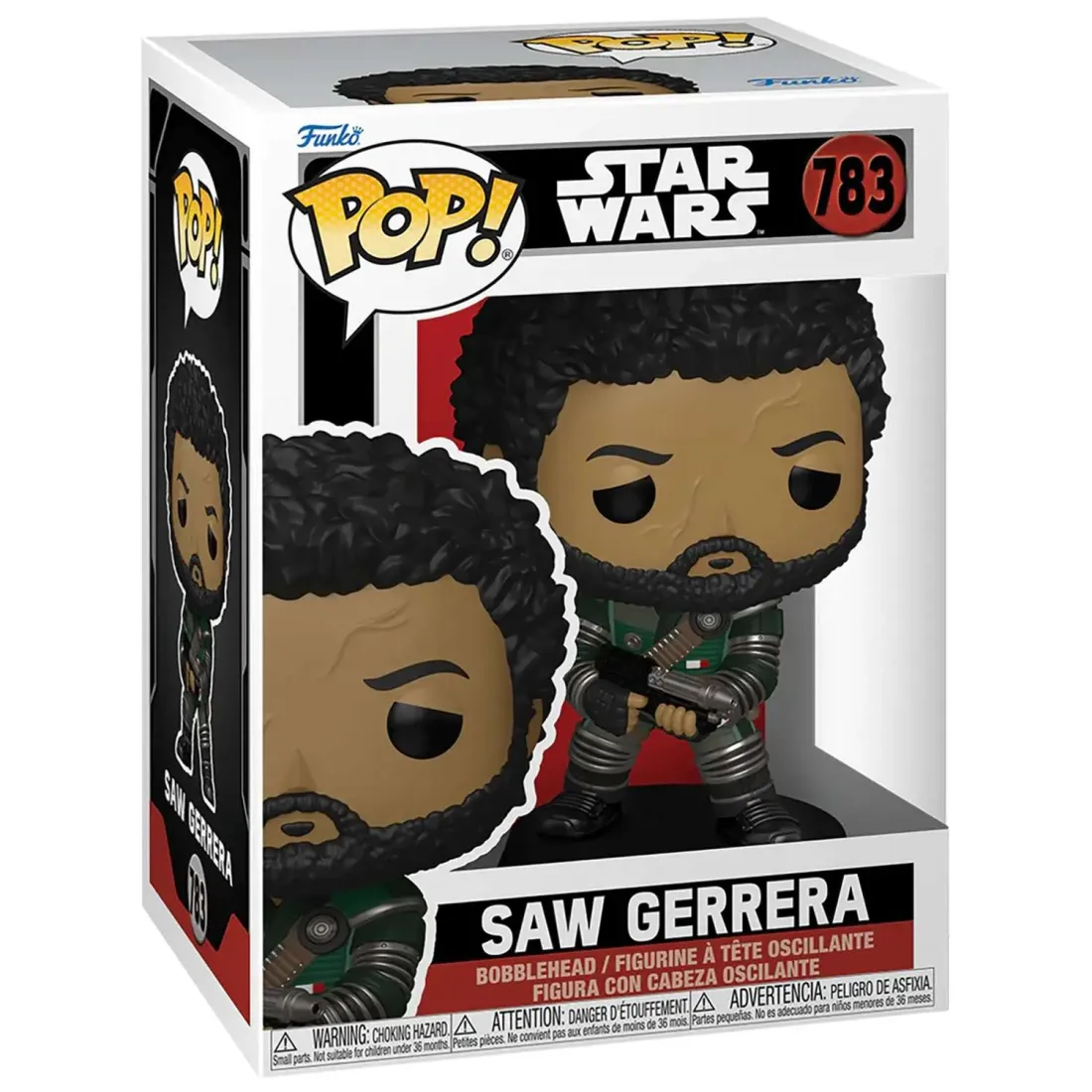 Фигурка Funko POP! Bobble Star Wars Andor S3 Saw Gerrera (783) 80165