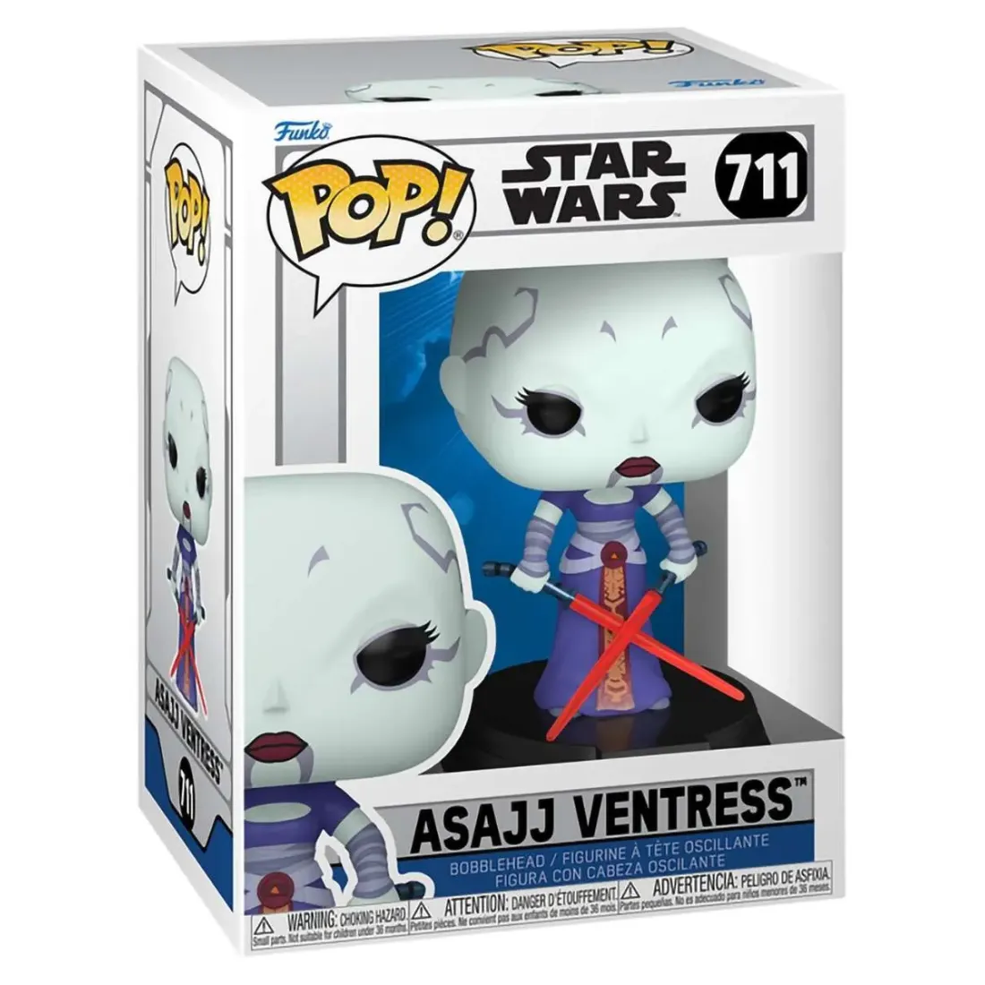 Фигурка Funko POP! Bobble Star Wars Clone Wars Asajj Ventress (711) 77370