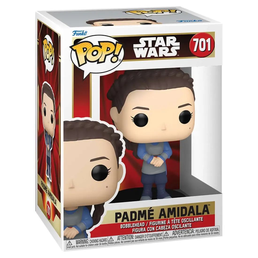 Фигурка Funko POP! Bobble Star Wars Ep 1 TPM 25th Padme Amidala (Tatooine) (701) 76019