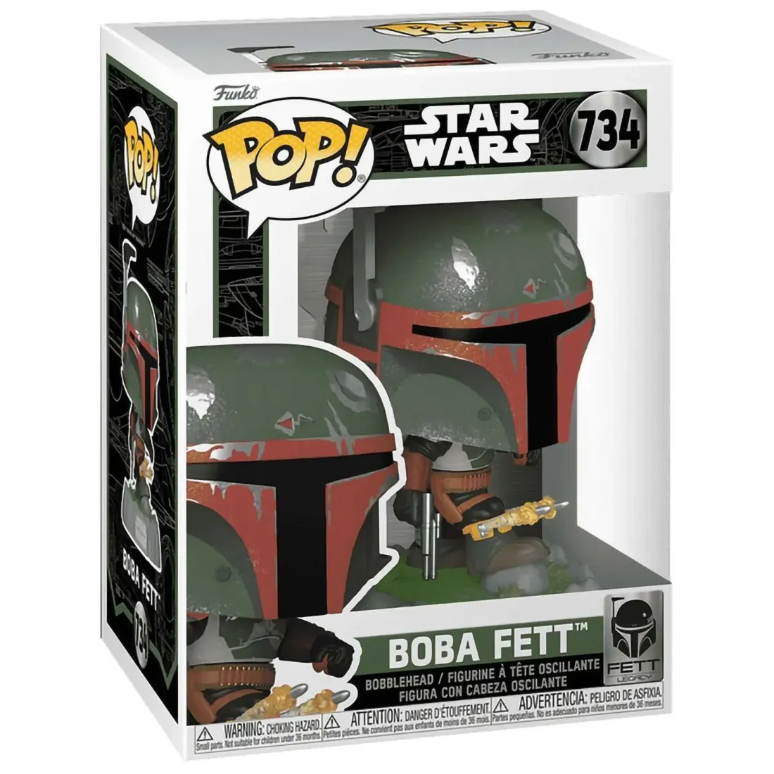 Фигурка Funko POP! Bobble Star Wars Fett Legacy Boba Fett w/Rockets (734) 82722