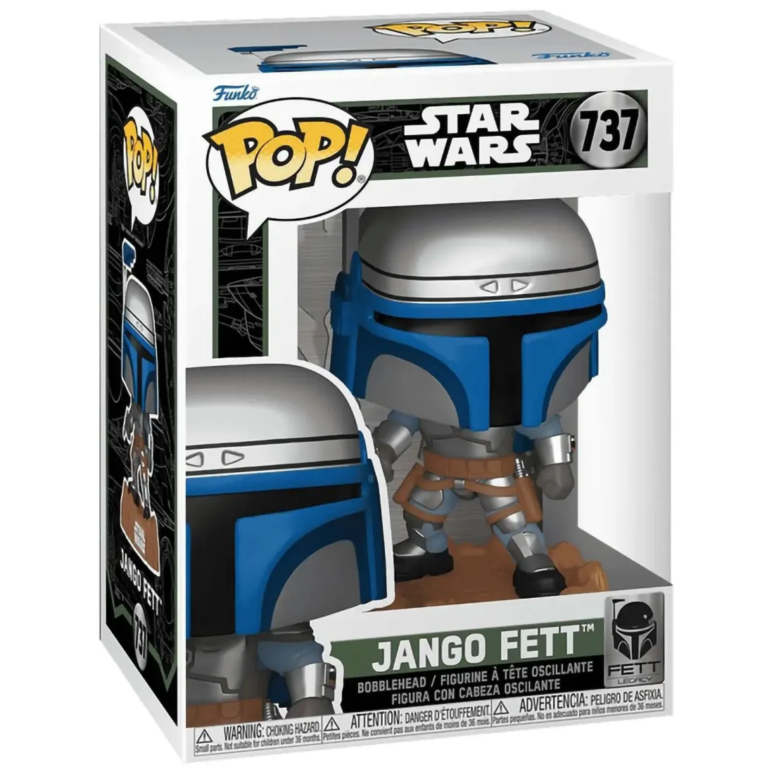 Фигурка Funko POP! Bobble Star Wars Fett Legacy Jango Fett (737) 82725