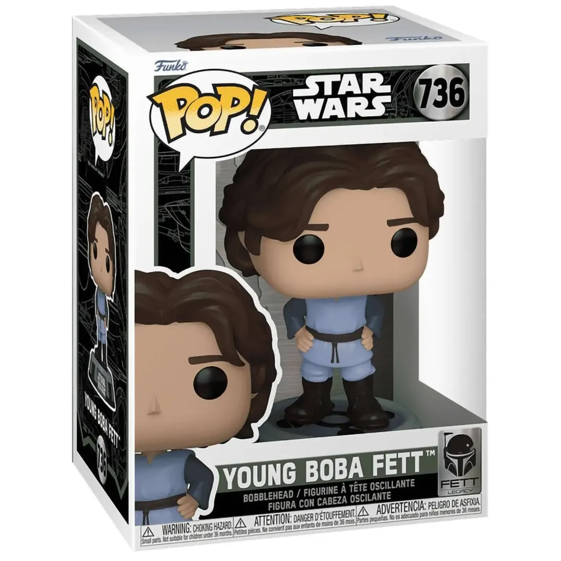 Фигурка Funko POP! Bobble Star Wars Fett Legacy Young Boba Fett (736) 82724