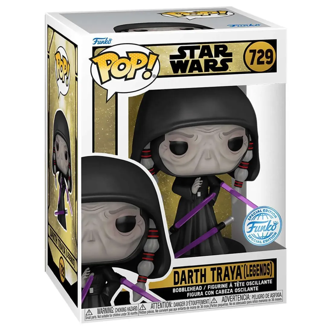 Фигурка Funko POP! Bobble Star Wars Gaming Greats Darth Traya (Legends) (Exc) (729) 81944