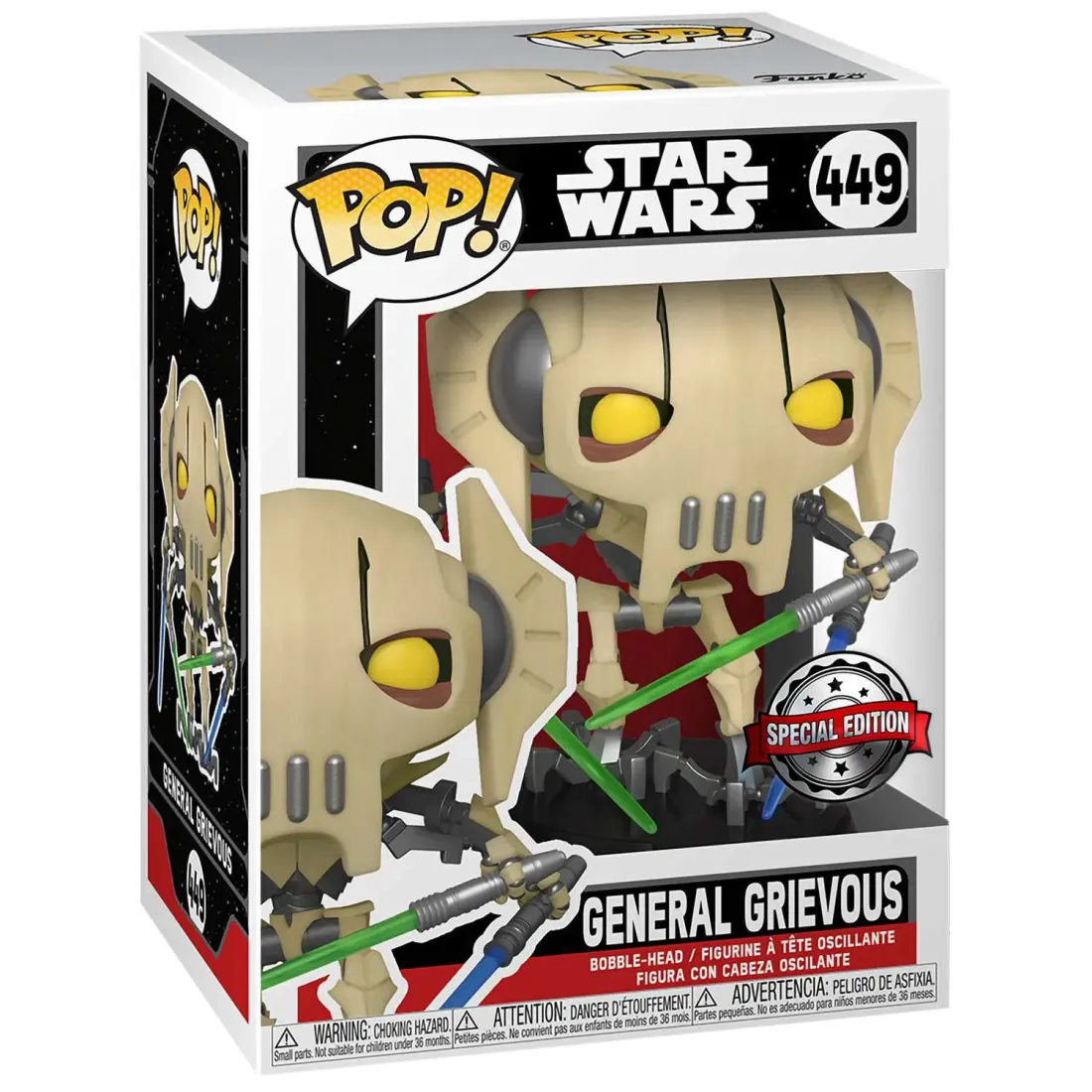 Фигурка Funko POP! Bobble Star Wars General Grievous (Exc) (449) 56139