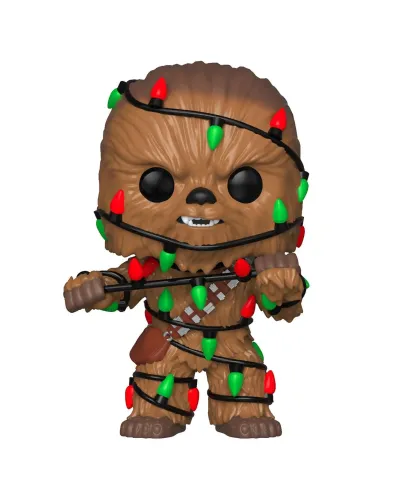 Фигурка Funko POP! Bobble Star Wars Holiday Chewbacca w/Lights (278) 33886