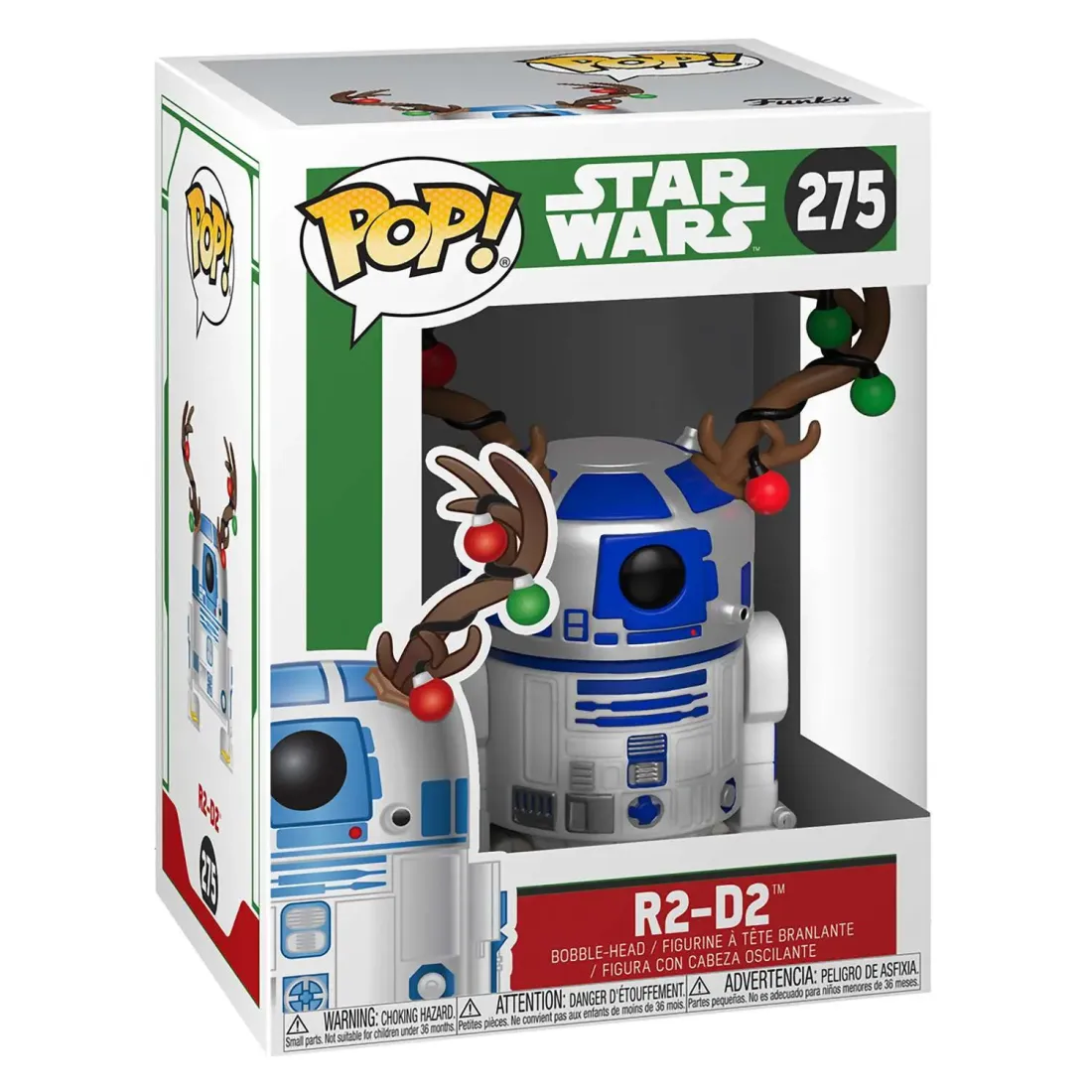 Фигурка Funko POP! Bobble Star Wars Holiday R2-D2 w/Antlers (275) 33891