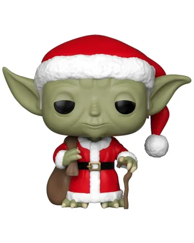 Фигурка Funko POP! Bobble Star Wars Holiday Santa Yoda (277) 33885