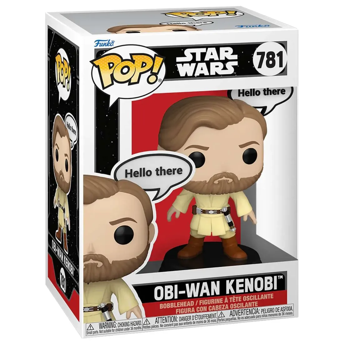 Фигурка Funko POP! Bobble Star Wars Obi-Wan Kenobi (Hello There) (781) 83595